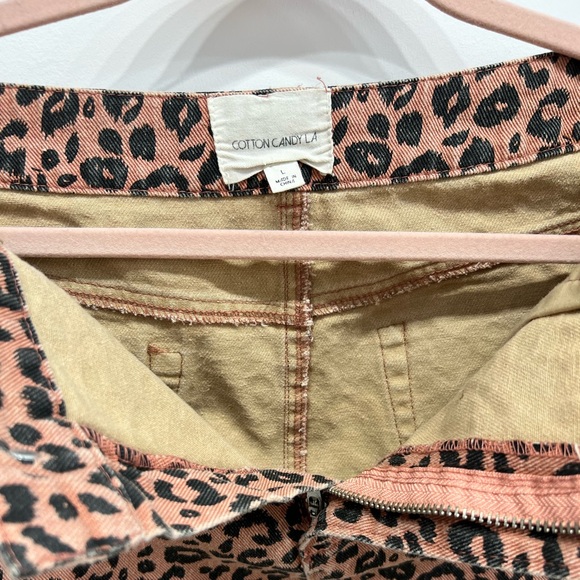 COTTON CANDY LA Leopard Mini Skirt - Picture 3 of 3